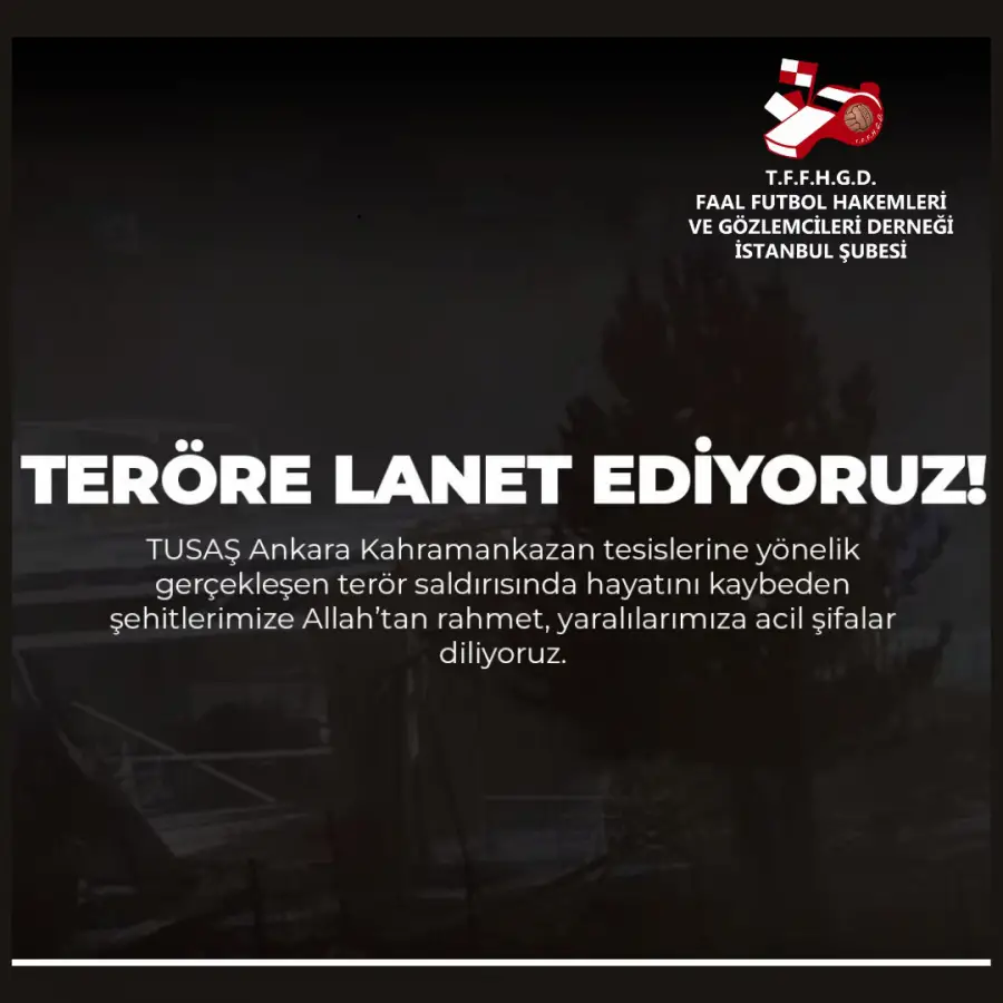 TERÖRE LANET EDİYORUZ.